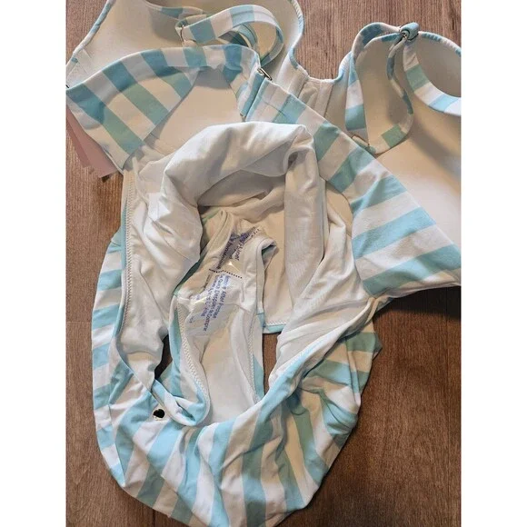 Victorias Secret VS Swimsuit one piece stripes xl pushup blue cabana - Picture 5 of 6